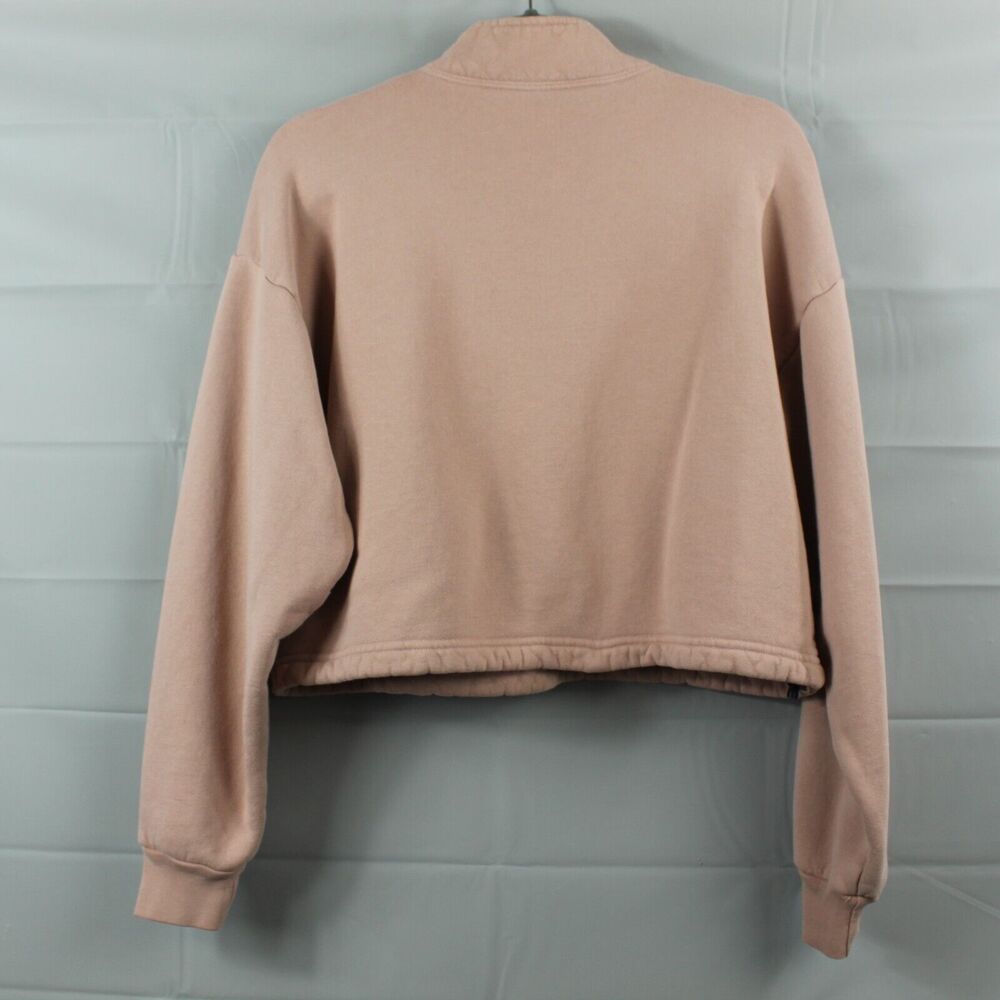 Set Active Sweatshirt Womens Small Half Zip Pullover Light Pink Cropped Gym Yoga - Picture 6 of 11
